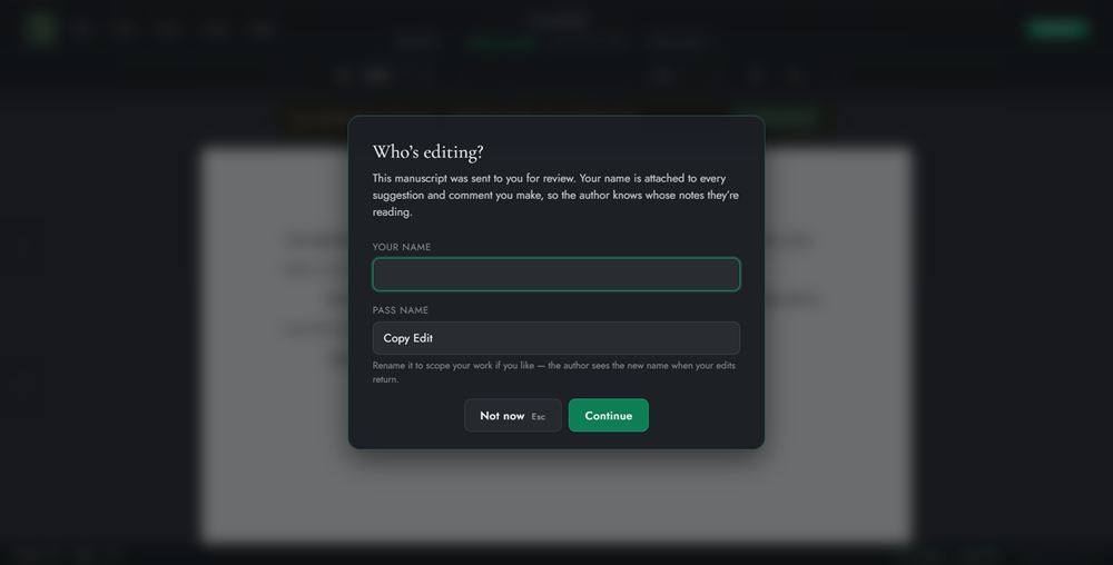 The Unpack preview and the Identify Editor prompt on first open.